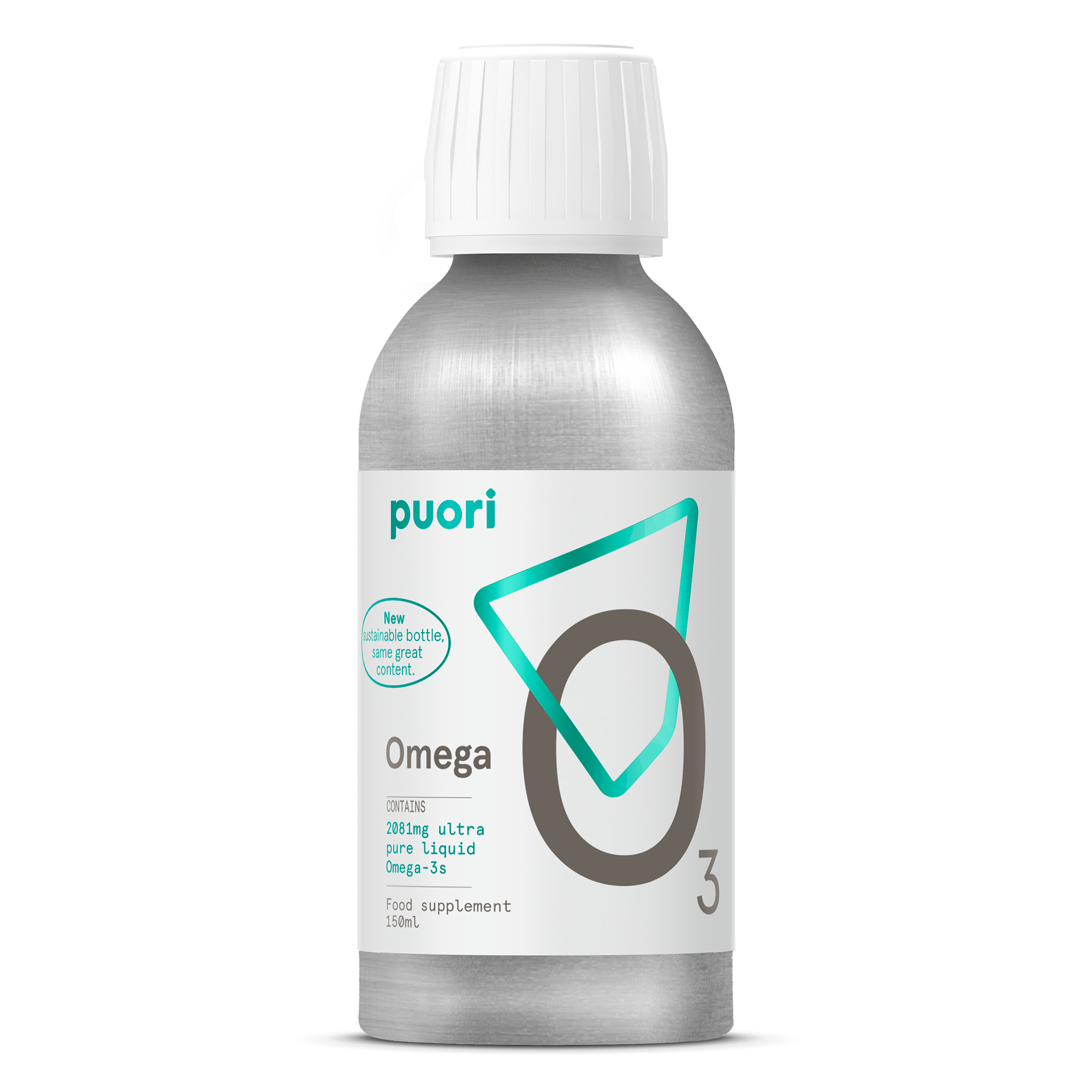 O3L - Highly concentrated & pure liquid fish oil - 150ml